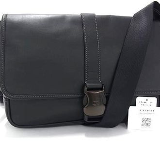 Coach Black Leather Handbag Shoulder Bag Tote Bag (Pre-Owned)