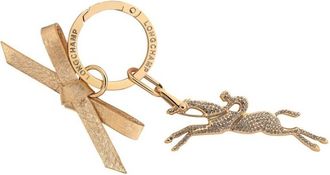 Longchamp Very Pale Gold Key Ring