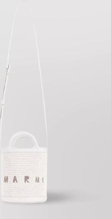 Marni tropicalia micro cotton blend bucket bag