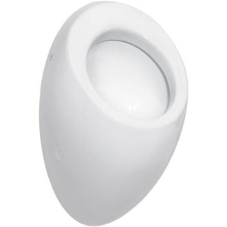 Laufen Il Bagno Alessi One - Orinatoio aspirante senza coperchio, ingresso acqua posteriore, con lcc, bianco H8409754000001 - Laufen