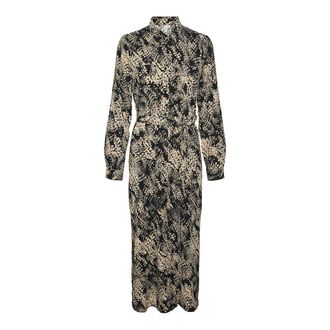 Vero Moda Bedrukte midi-jurk te strikken