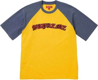 SUPREME SS26 Rhinestone Raglan S/S T-Shirt Gold SUP-SS26-135-GLD