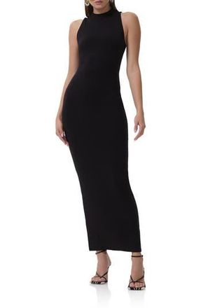 AFRM Casper Racerback Maxi Dress in Noir at Nordstrom Rack, Size Medium