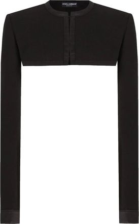 Dolce & Gabbana Giacca crop - Nero