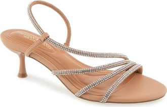 Christian Siriano Lolin Slingback Sandal in Tan at Nordstrom, Size 9.5