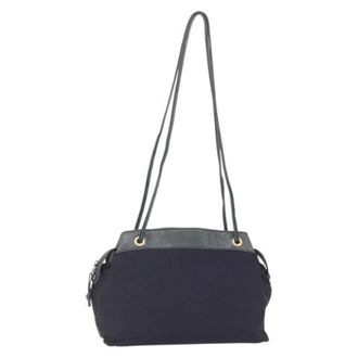 Loewe Pre-owned Nylon Schoudertas - Dames - Vintage Schoudertas - Blauw - ONE Size - Nylon - Vintage