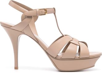 Saint Laurent 105 mm eerbetoon platformsandalen