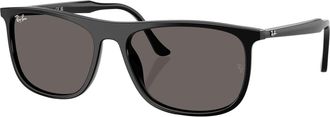 Ray-Ban RB2216 Rechthoekige Zonnebril, Zwart