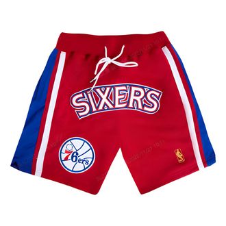 Mitchell & Ness x Just Don Philadelphia 76Ers 1996-97 Retro Shorts Red SHORMO20277-P76RDRY96