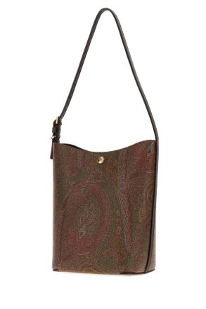 Etro Paisley-Print Canvas Shoulder Bag - Multicolor