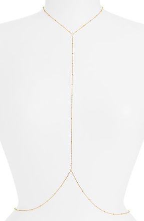 Vidakush Slim Body Chain in Gold at Nordstrom, Size Xx-Large