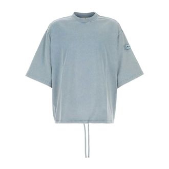 Marni T-Shirts, male, Blue, Size: L Oversize T-shirt