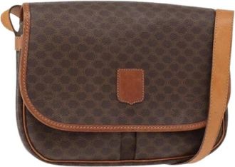 Celine Pre-owned Vintage Plastic Cross Body Bag - Dames - Vintage Schoudertas - Bruin - ONE Size - Vintage