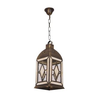 Fabrilamp Fabrilamp - Farol Mediano Califa 1xe27 Oro Viejo/beis Regx25x25 Cm