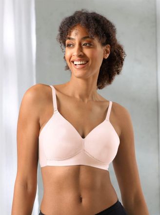 Naturana T-Shirt-BH NATURANA animal bedruckt, Damen, Gr. 100, Cup C, rosa (hellros&eacute;), 75% Polyamid, 25% Elasthan, Futter:100% Polyester, R&uuml;ckenteil:84% Polyest