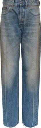 Maison Margiela 5-Pocket Jeans - Dames - Cropped Jeans - Blauw - W24 - Katoen - Jeans