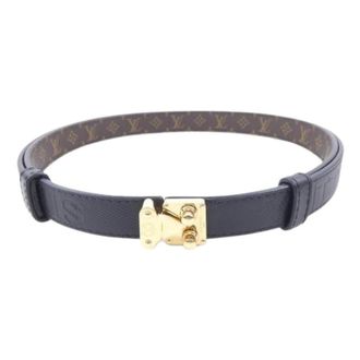 Louis Vuitton Pre-owned Belts, female, Blue, Size: ONE SIZE Pre-owned Standard Belt
