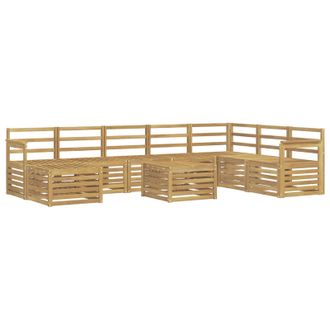 vidaXL Juegos De Sof&aacute;s Madera De Acacia S&oacute;lida Vidaxl