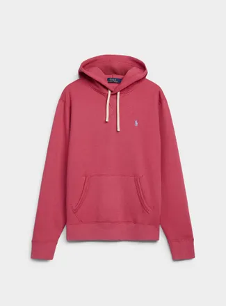 Polo Ralph Lauren Polo Shirt Ralph Lauren - Mens Embroidered rider fleece-lined hoodie