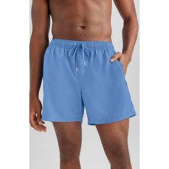 Tommy John Classic UPF 50+ Swim Trunks in Marina at Nordstrom, Size Xx-Large