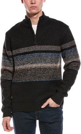 Point Zero Semi Fit 1/4-Zip Mock Neck Sweater