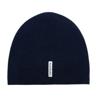 Acne Studios Unisex C40460-Bga Cashmere Beanie Blue
