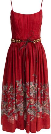 Zimmermann Rhiannon Corset Midi Dress