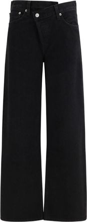 A Gold E Black Criss Cross Jeans