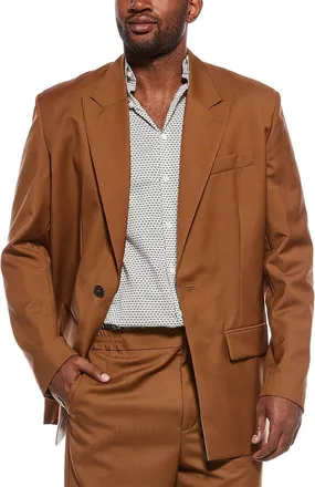 Valentino Wool & Mohair-Blend Blazer