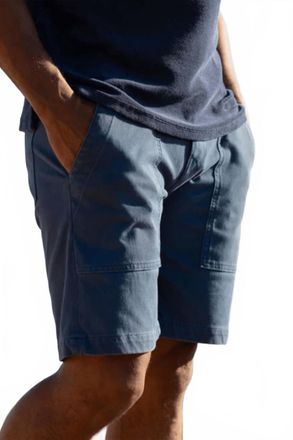 HIROSHI KATO The Scout Fatigue Shorts In Dusty Blue