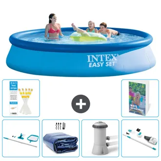 Intex Piscina Easy Set Redonda - 396x84 Cm - 7-piezas S149