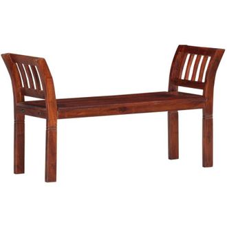 vidaXL Banco De Madera Maciza De Acacia 111 Cm Vidaxl