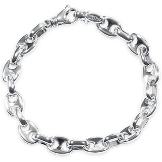 Pompeii3 Mens Mariner and Round Link 14k Gold (32gram) or Platinum (51gram) 10.5mm Bracelet 8
