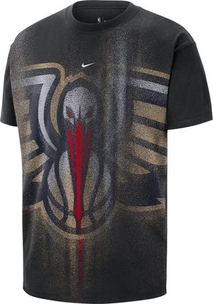 Nike Mens New Orleans Pelicans Basketball T-Shirt in Black | IO6417-010