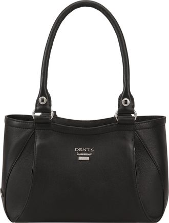 Dents Womens Marlborough Leather Shoulder Bag - Black - One Size
