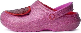 Crocs Classic Lined 208385-6EN Clog USPink Glitter Fuzzy Liner JAX1180