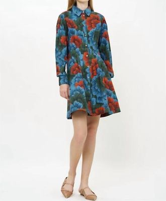 Oliphant Elizabeth Dress In Madrid Blue