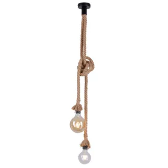 ETC Shop Lampada Da Soffitto Vintage A Sospensione In Corda Retro Lampada A Sospensione A Filamento Di Rugiada In Un Set Che Include Lampadine A Led