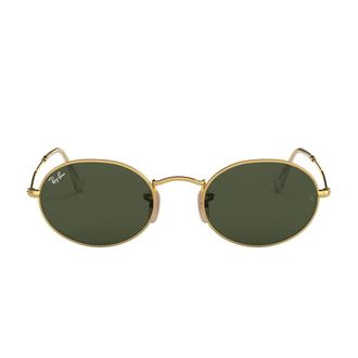 Ray-Ban Sunglasses Rb3547 001/31 Oval Gold/Green G 15 Unisex