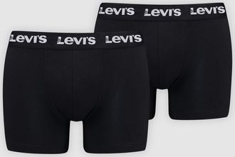 Levi's Basic Boxer Brief 2 Pack - Mens - 2XL - Black
