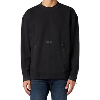 HUGO BOSS Hugo, Sweatshirts, male, Black, Size: XL Felpa