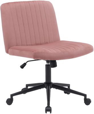 Clp Silla De Oficina Kingman Rosado Terciopelo