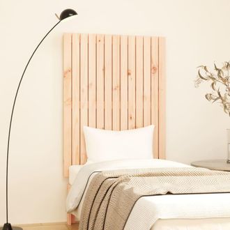 vidaXL Cabecero De Cama De Pared Madera Maciza De Pino 82,5x3x110 Cm Vidaxl