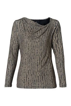 Mart Visser Caitlin Print Top Zwart / Taupe