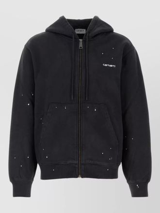 Carhartt Work in Progress cotton zip up hoodie