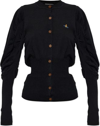 Vivienne Westwood Eli Cardigan - Dames - Vesten - Zwart - S - Wol - Truien & Vesten