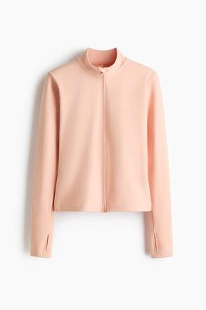H&M Zip-through Sports Jacket With Softmove in Apricot at Nordstrom, Size Xx-Large