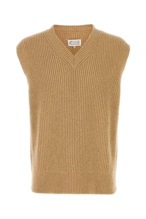 Maison Margiela Biscuit wool blend vest