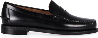 Sebago Leather Loafers For Men Black