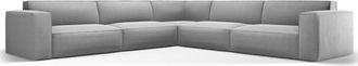 BLOOMINGLOFT 5-Sitzer Design Ecksofa Gaby Samt
